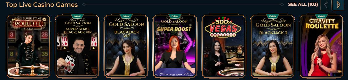 Play live roulette and blackjack with real dealers
